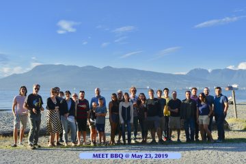 The annual MEET barbecue on Spanish Banks beach